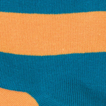 Load image into Gallery viewer, Aqua and Yellow Stripe