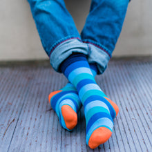 Load image into Gallery viewer, Blue Multi Stripe