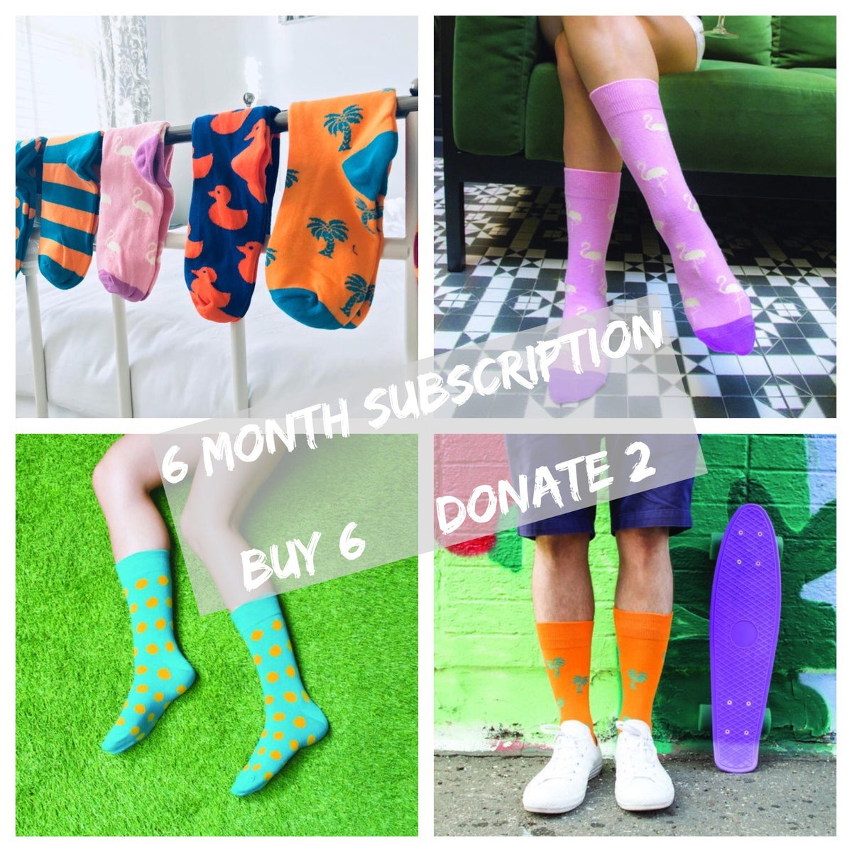 6 month subscription – Sock Subs
